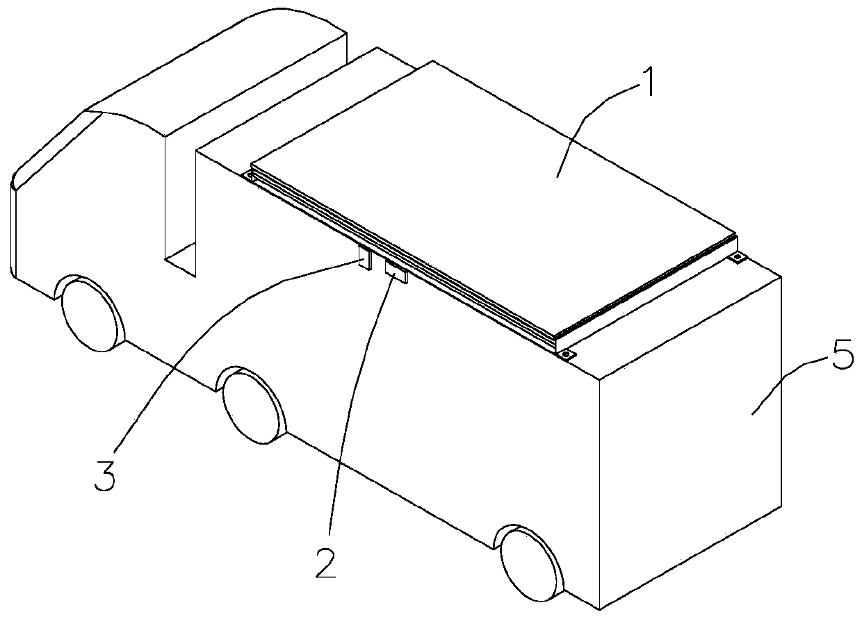 Van anti-overturning device and control method thereof