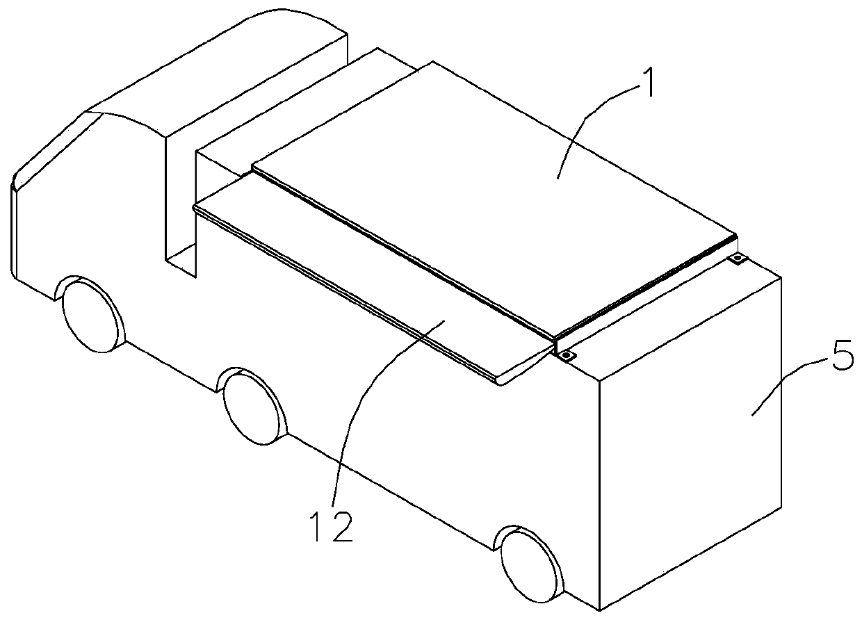 Van anti-overturning device and control method thereof