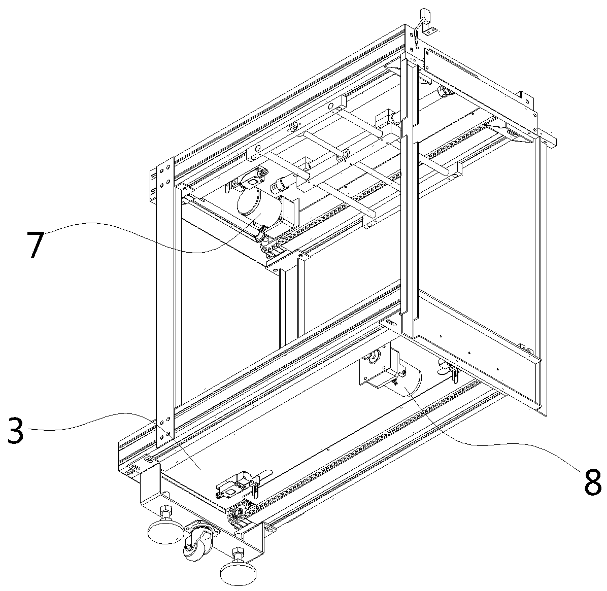 A brick automatic cutting machine