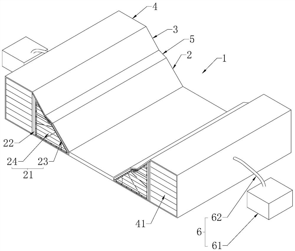 An ecological waterway revetment and its construction method