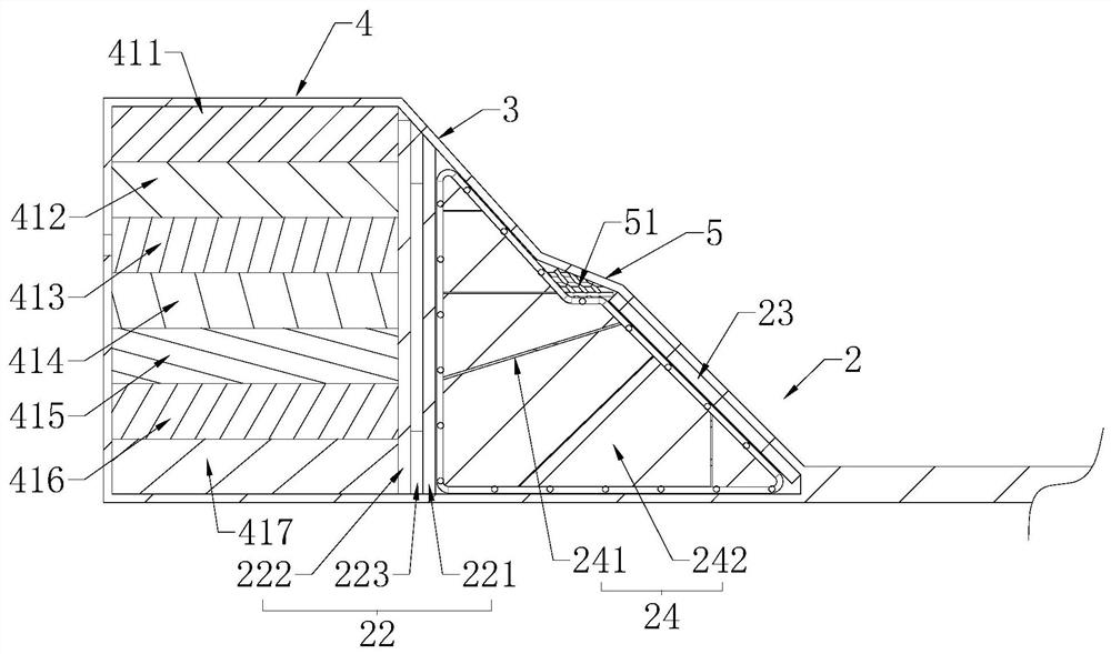 An ecological waterway revetment and its construction method