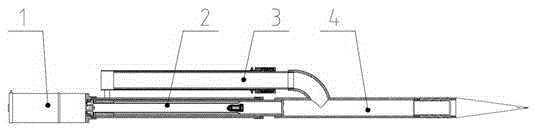 Elevated fire engine getting-on structure having puncture function