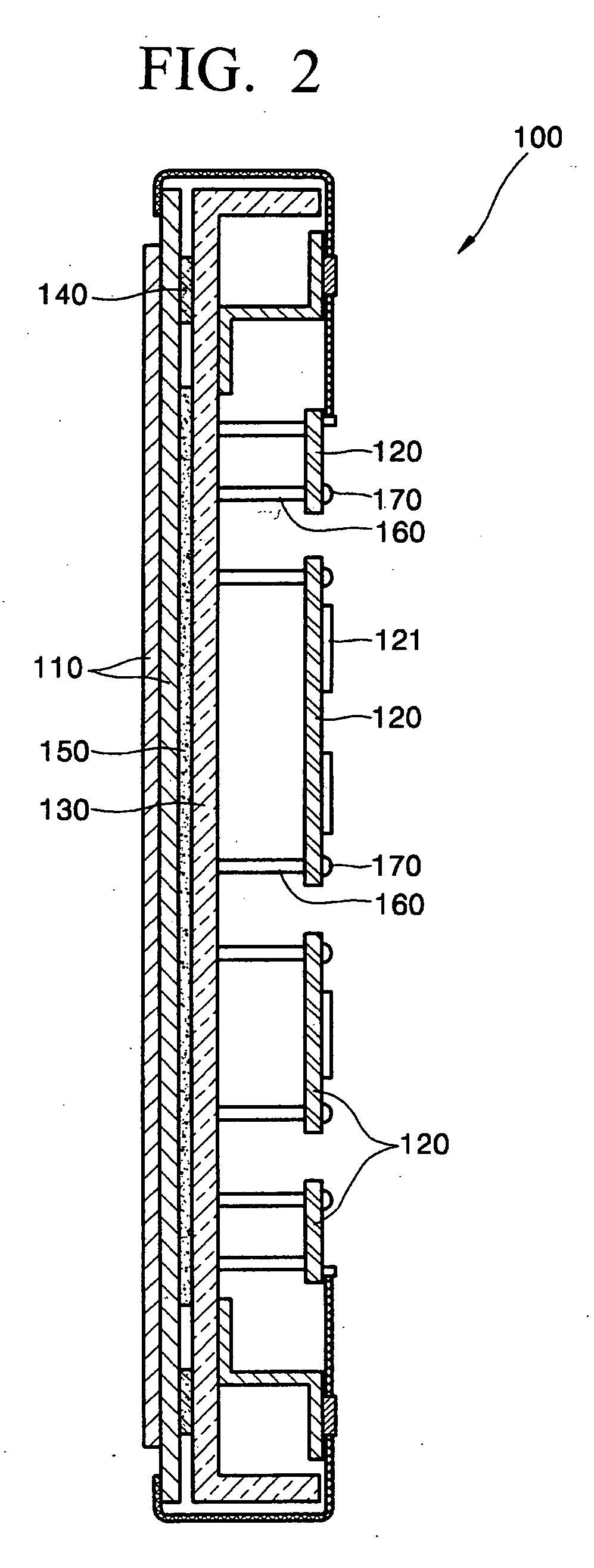 Chassis structure for plasma display module and plasma display module including the chassis structure