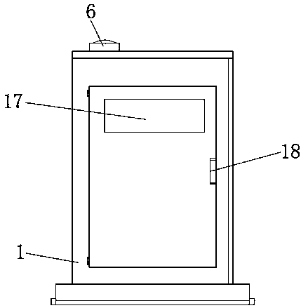 Protection device for high-low-voltage cabinet