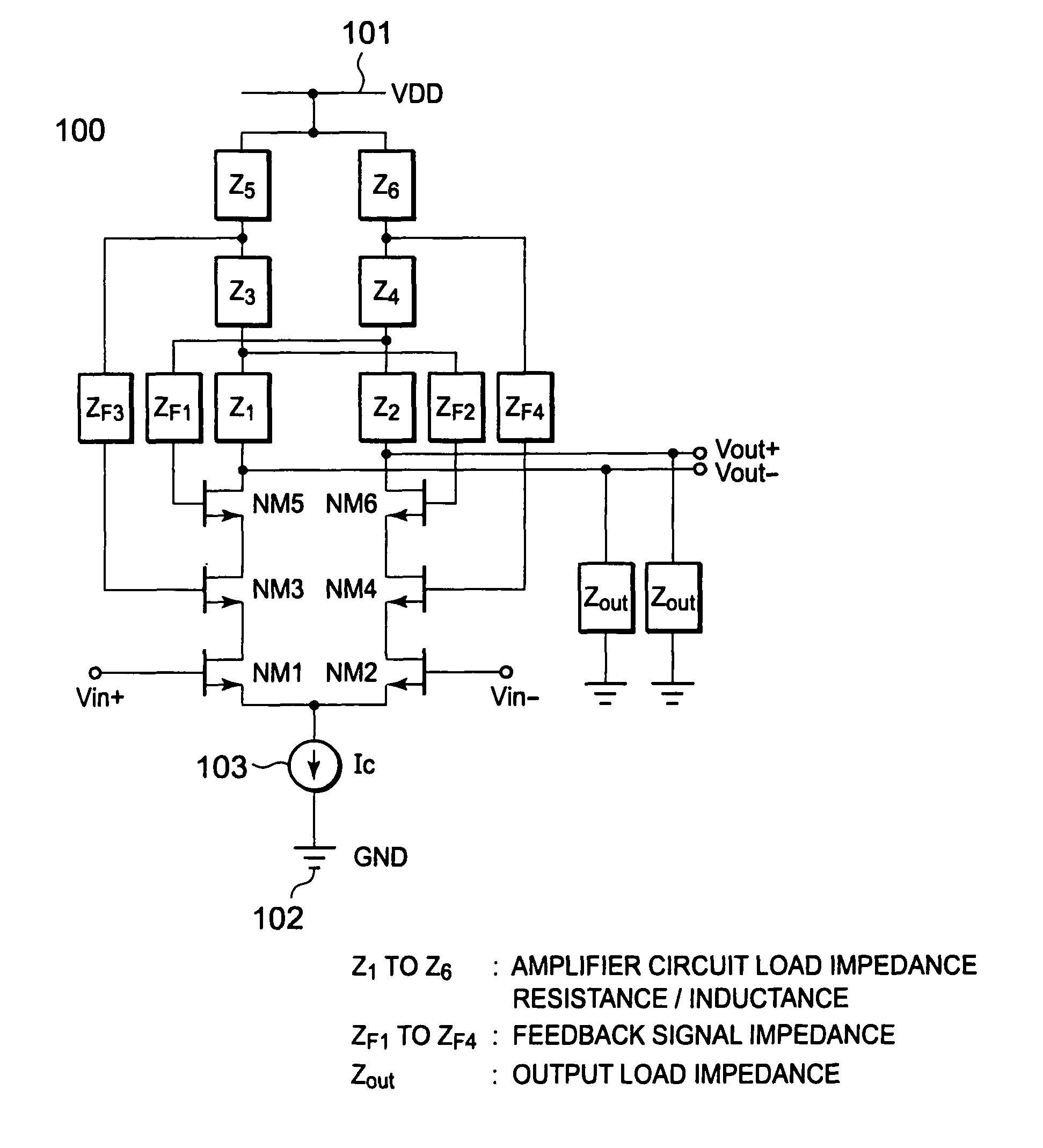 Differential amplifier