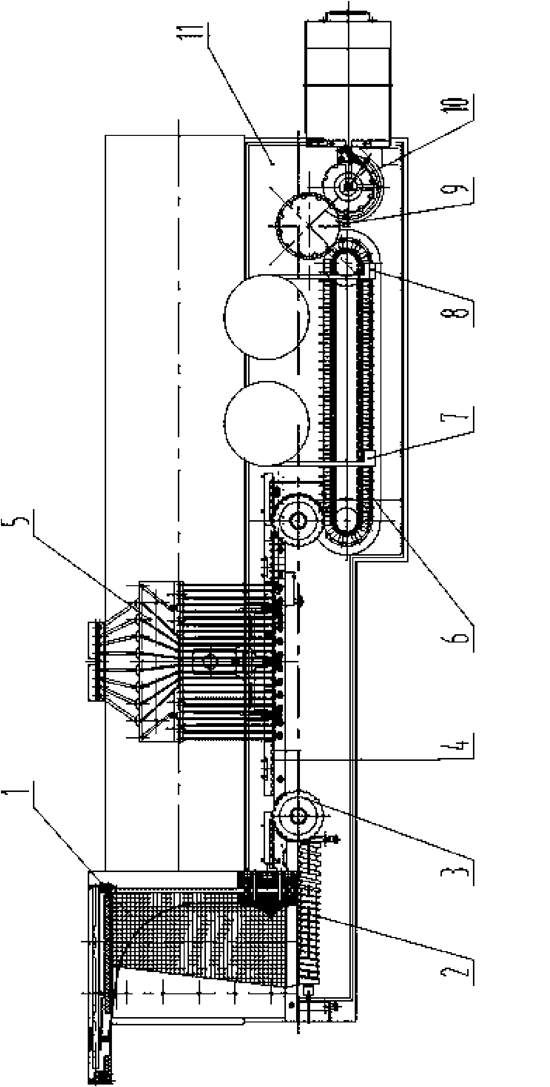 Linear filling plug-hanging and cover-hanging cover pressing machine