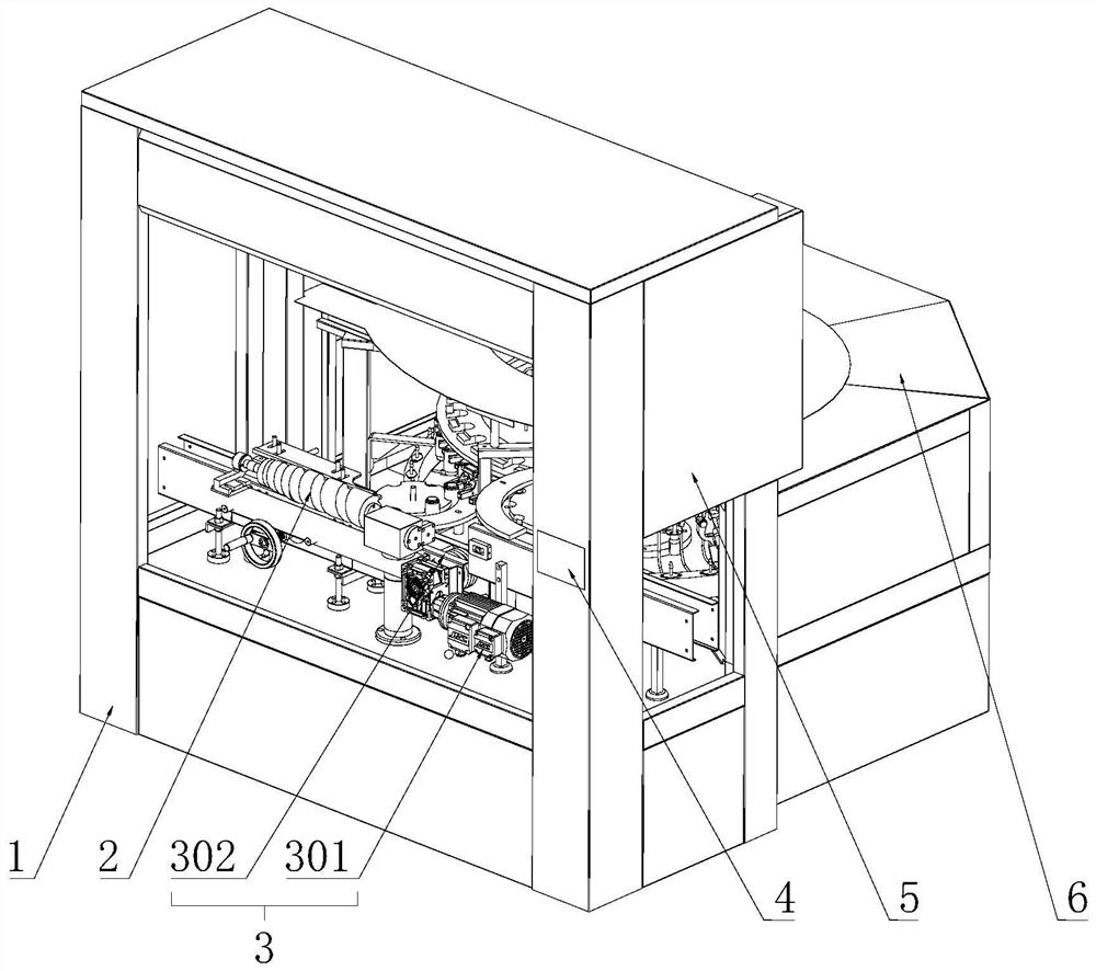 Bottle washing machine for large-diameter bottle