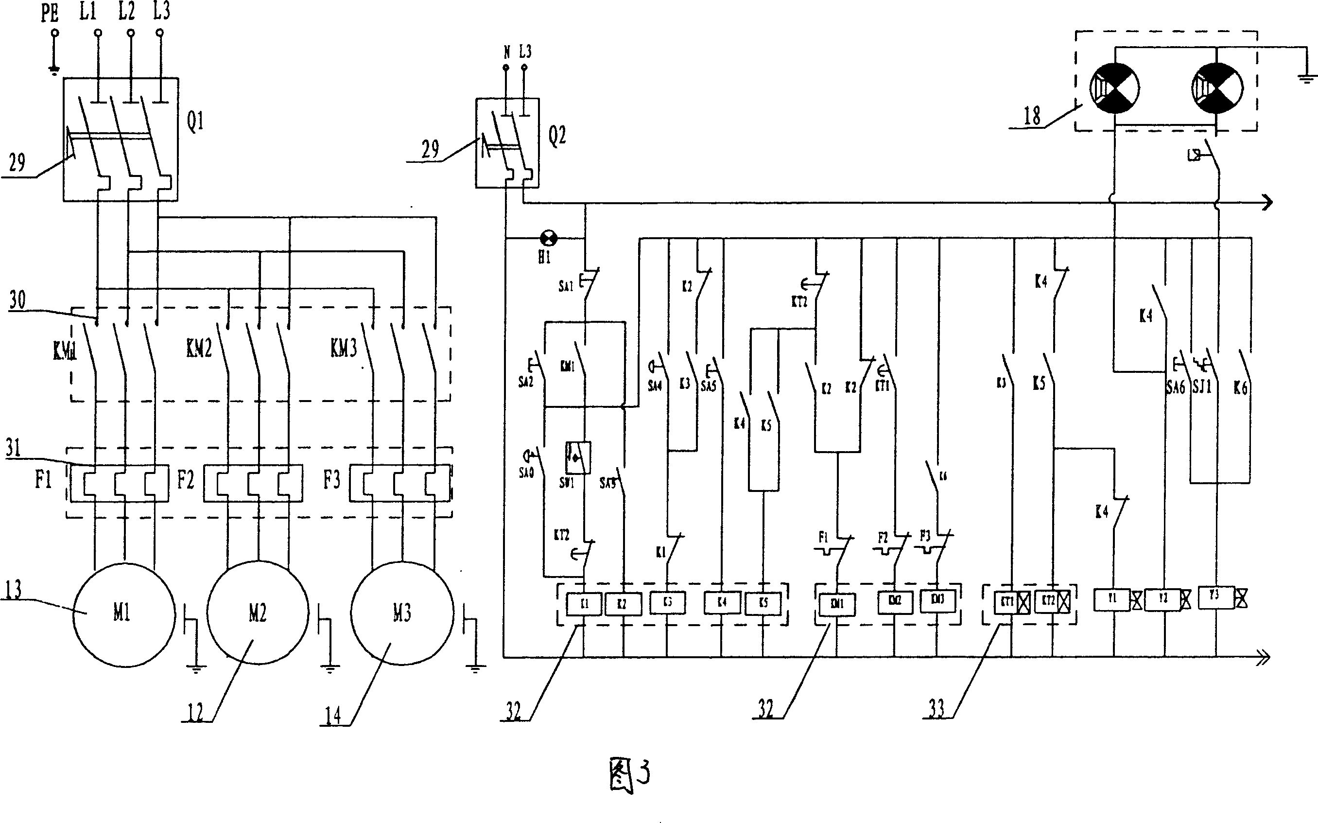 Hydraulic four-side rotating pegboard machine