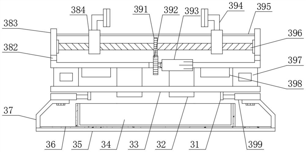 Grinding device for metal surface treatment