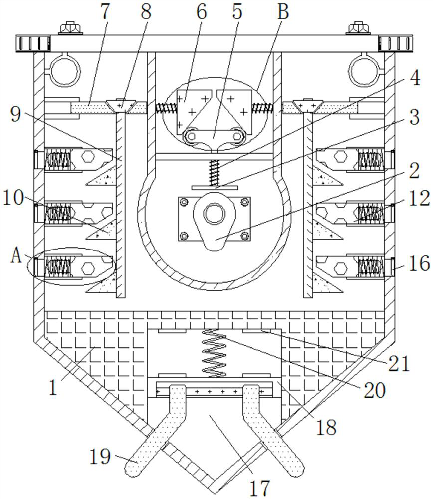 Intelligent surveying device for surveying depth of mine mineral aggregate