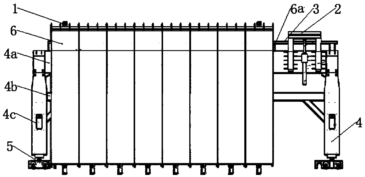 Formwork trolley for tunnel side wall secondary lining pouring and arch crown precast segment transferring