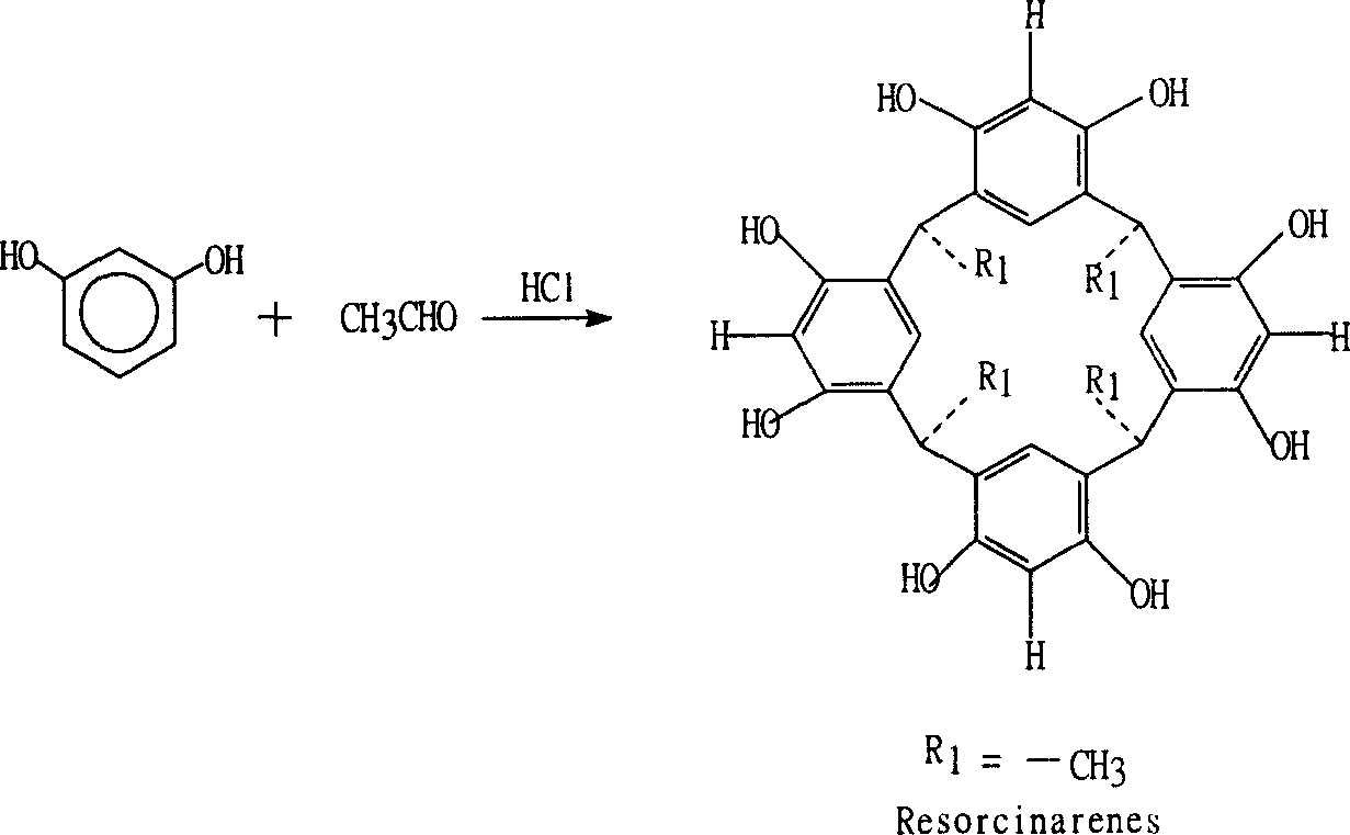 Calixarene [4] modified thermosetting phenolic resin and preparation method thereof