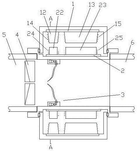 Through obverse assembling movable blade through-flow type hydraulic generator