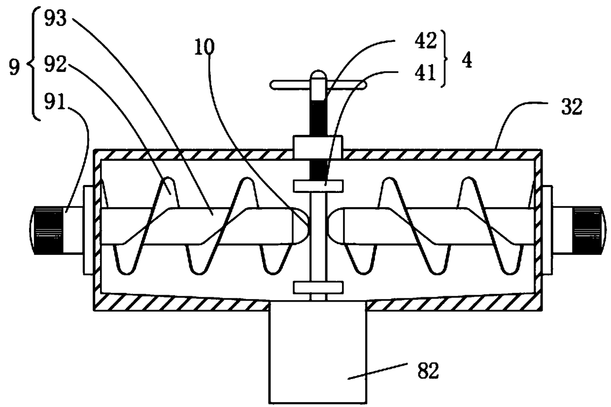 Petroleum residual oil solvent extracting device