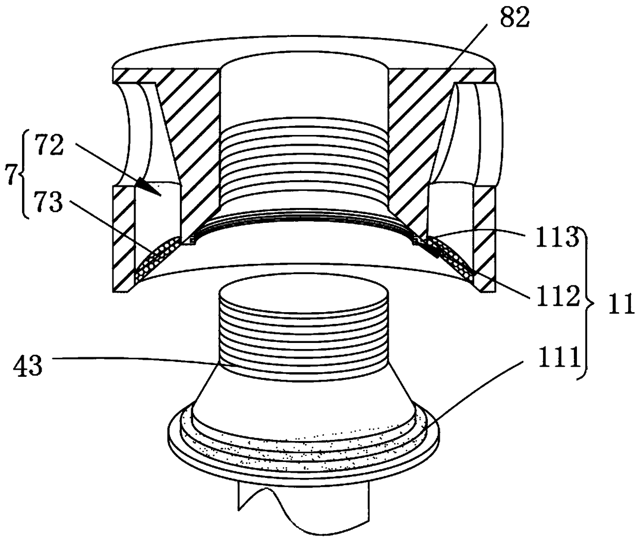 Petroleum residual oil solvent extracting device