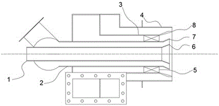 Rotational flow coal powder combustor having multiple coal rank adaptability