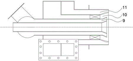 Rotational flow coal powder combustor having multiple coal rank adaptability