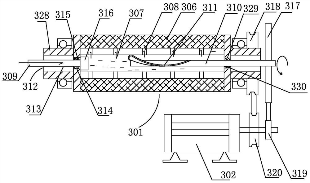 A roll device for making fireworks paper rolls