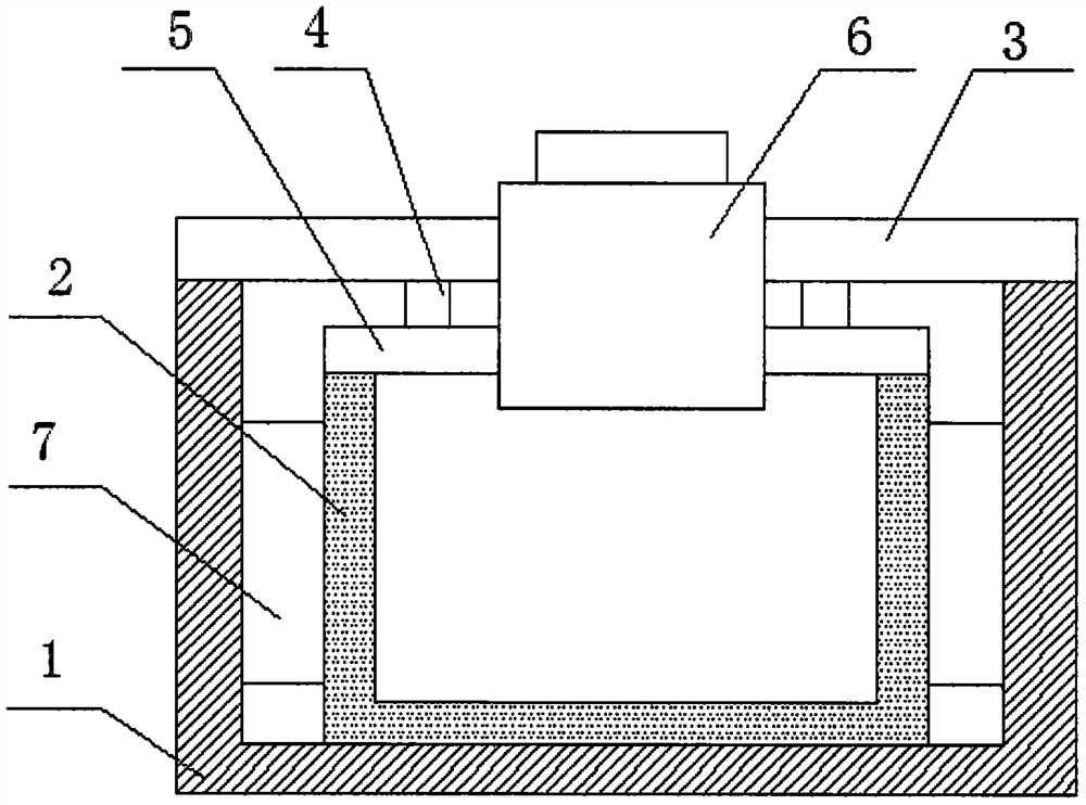 Cooling and noise-reducing case