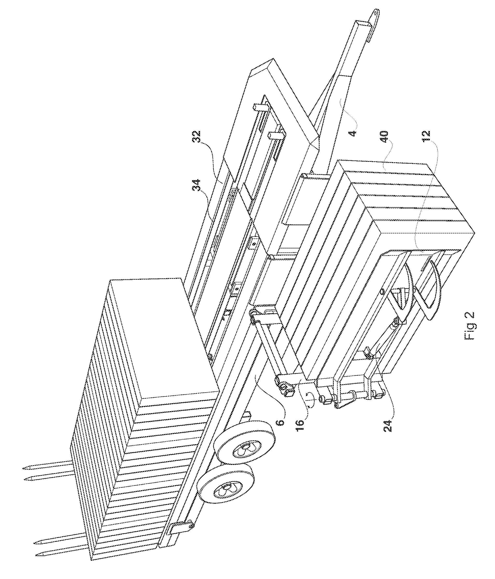 Hay bale stacker