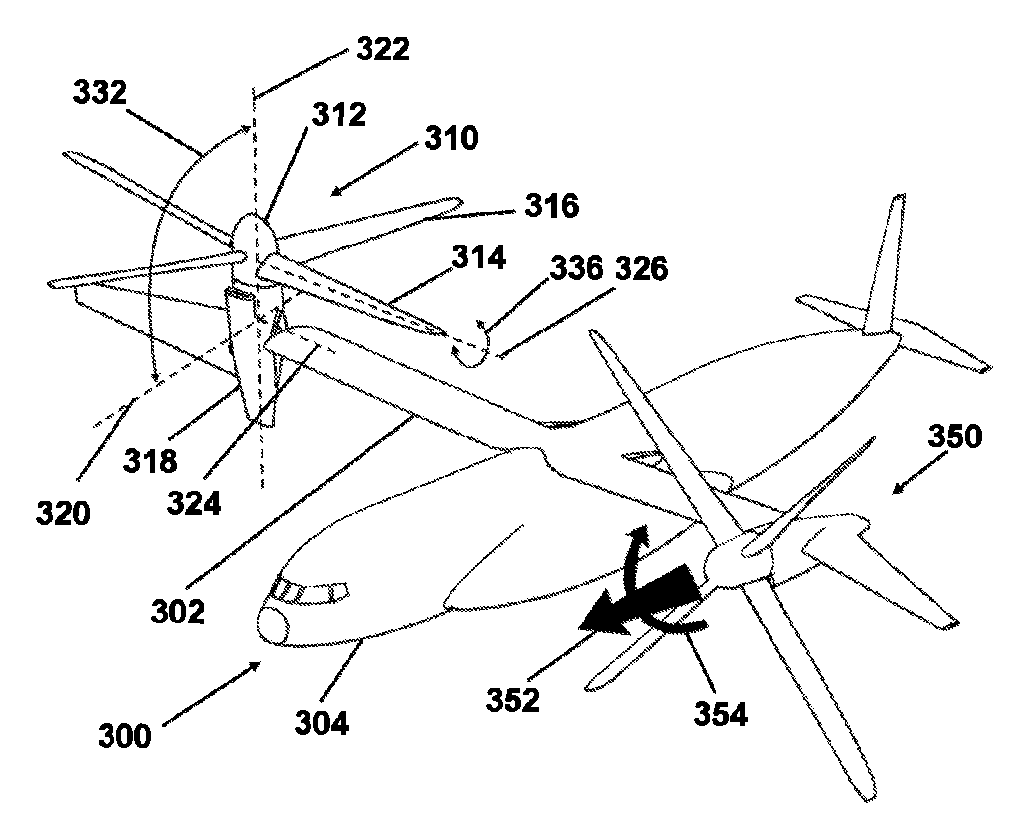 Tilt actuation for a rotorcraft