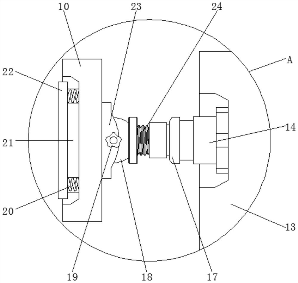 Turning device of die-casting machine for machining car rearview mirror bracket