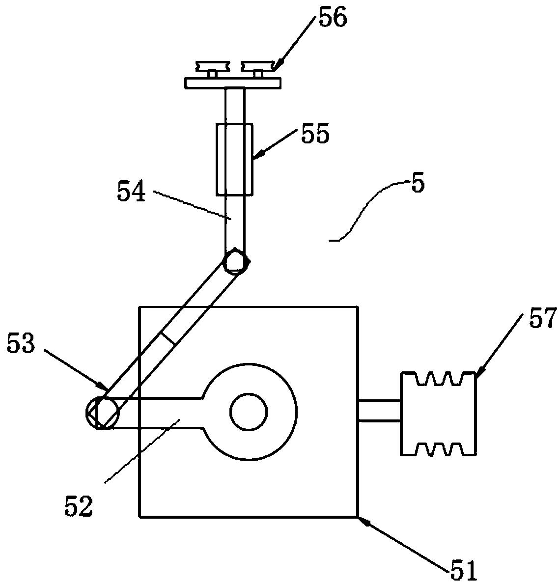 Steel wire rope length measurement and blanking device and steel wire rope length measurement and blanking method