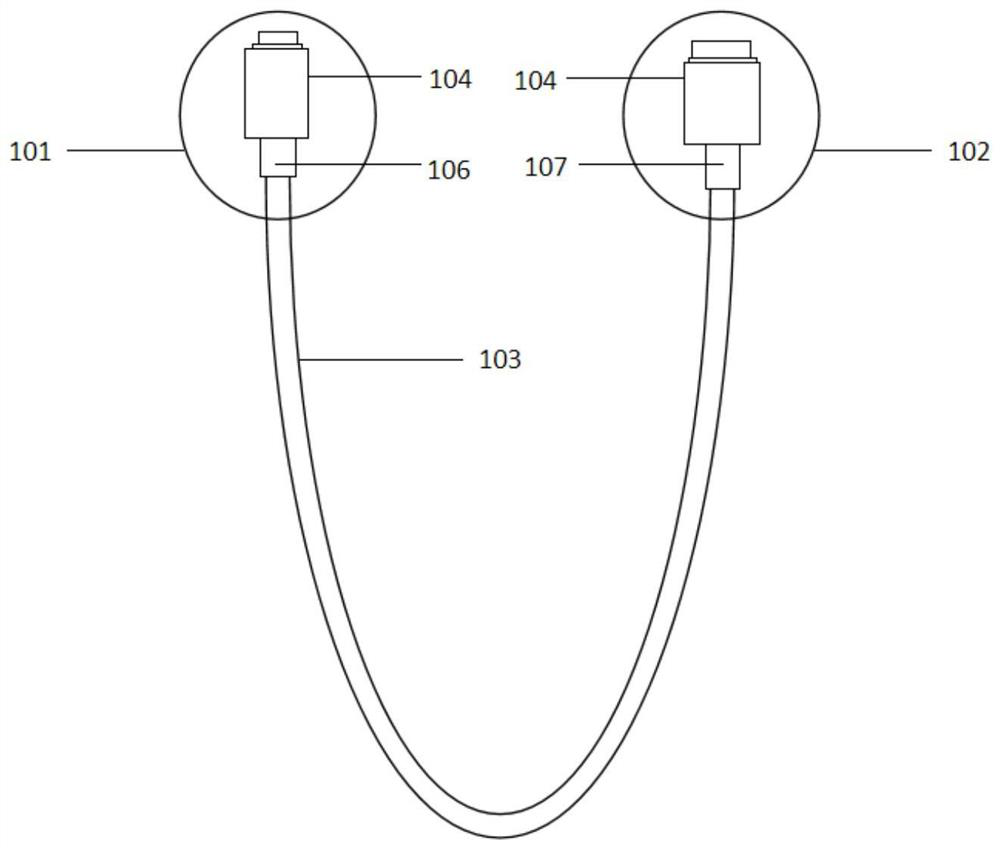 High-tension-bearing data line and preparation method thereof