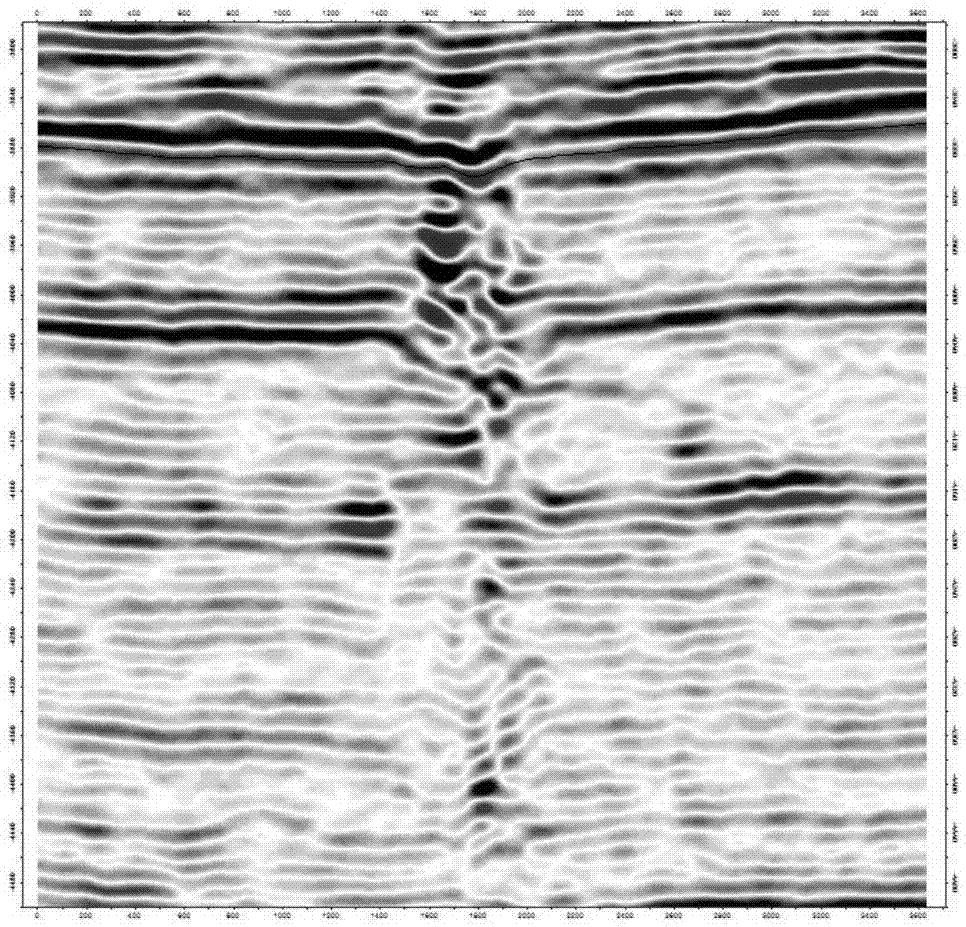 Carbonate rock fault-karst body internal structure characterization method