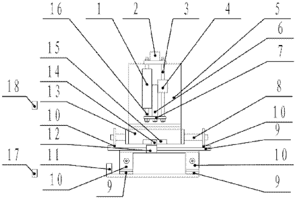 Three-dimensional deformation measuring device for measured piece in high-temperature and low-temperature box