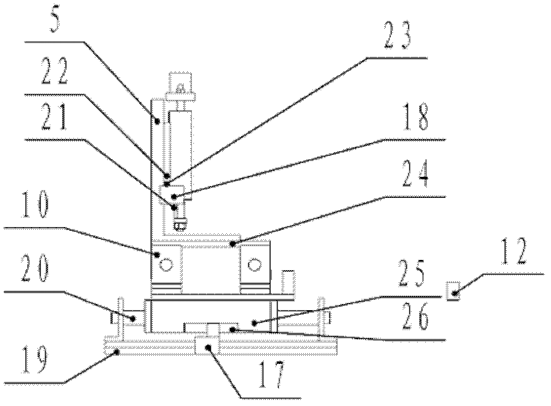 Three-dimensional deformation measuring device for measured piece in high-temperature and low-temperature box