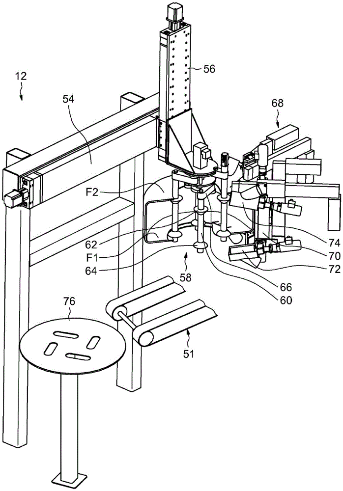 Inspection method and inspection line for tyres