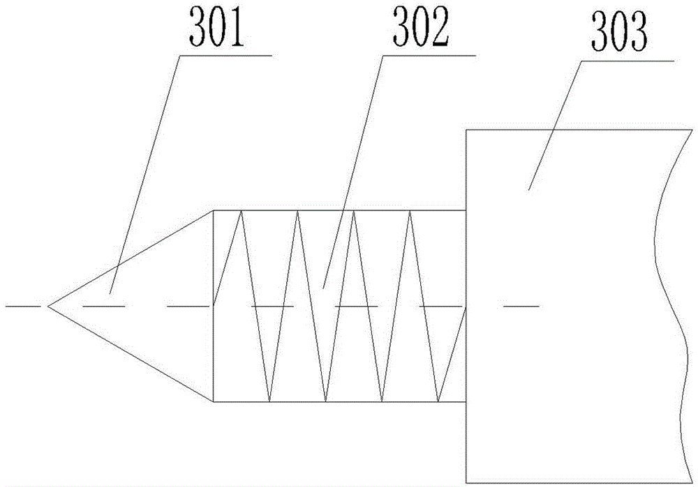 Device for machining slender shaft