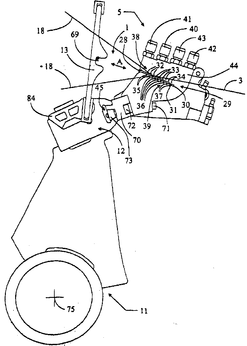 Method for tucking an end of a weft thread into a selvedge of a fabric, and pneumatic tuck-in device