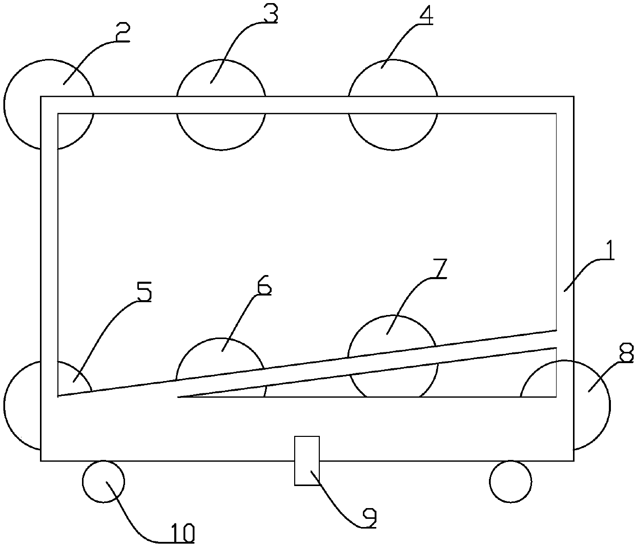 Paper feeding travel lengthening device