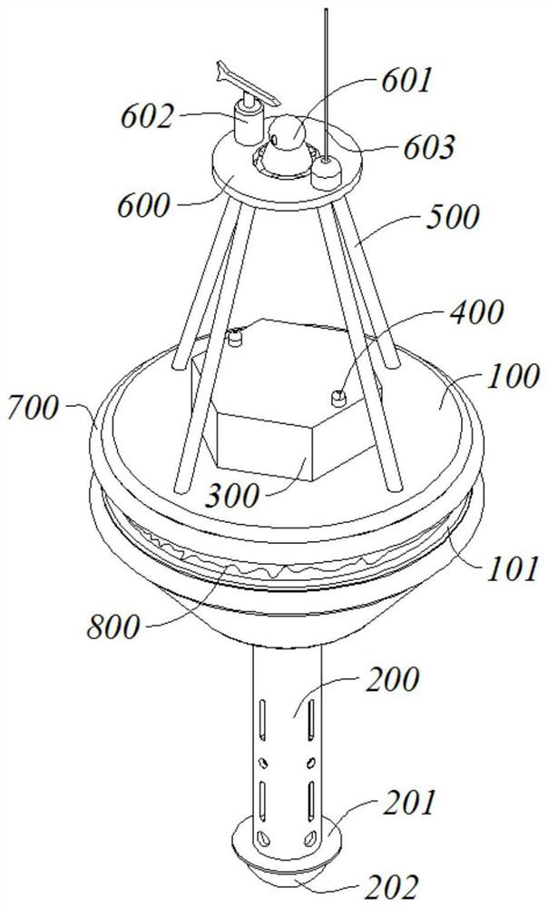 Water quality on-line buoy monitoring device