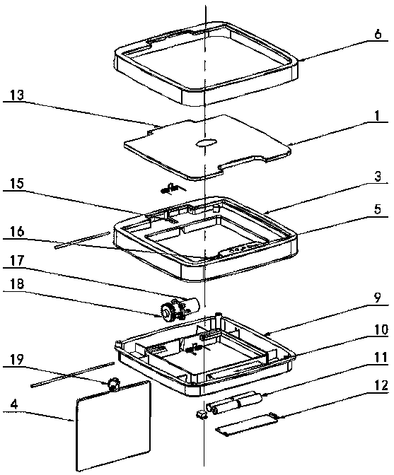 Bottom delivery type intelligent induction garbage can