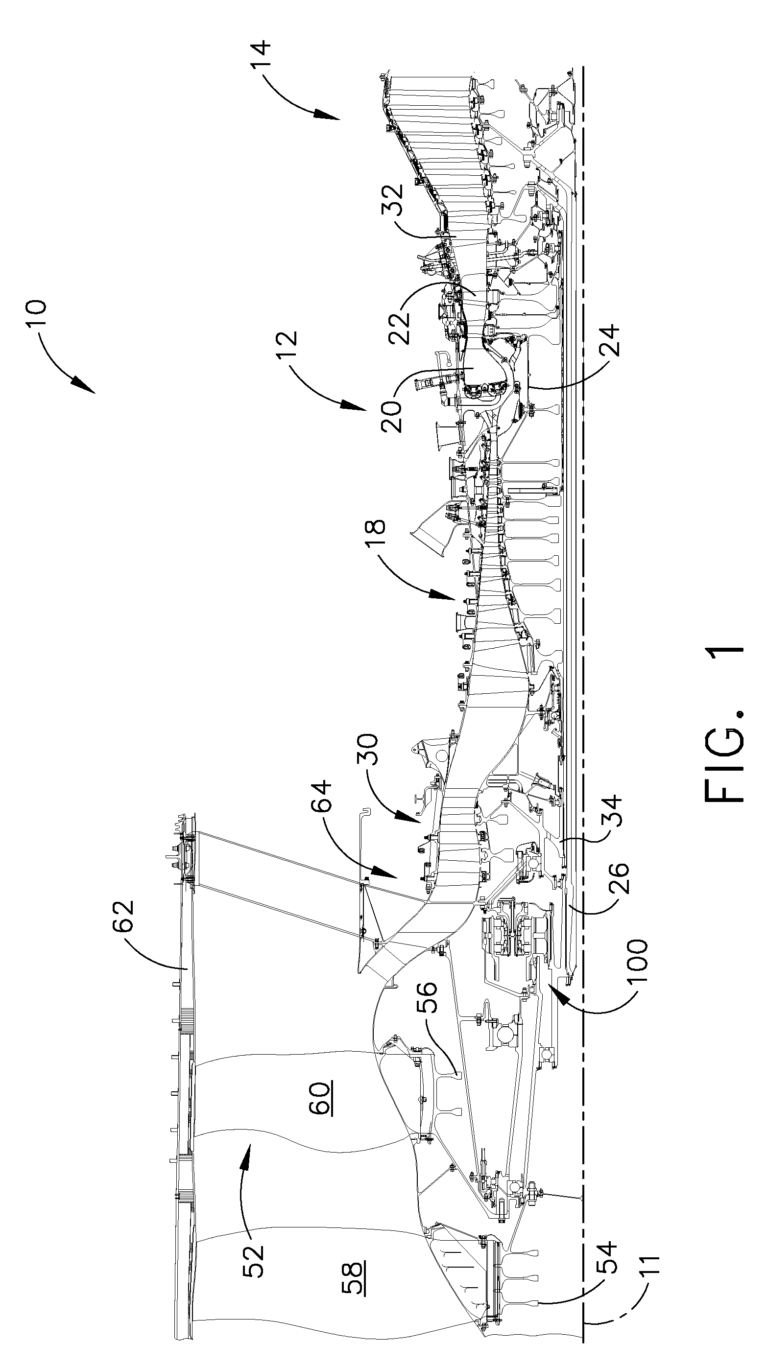 Turbofan engine assembly and method of assembling same