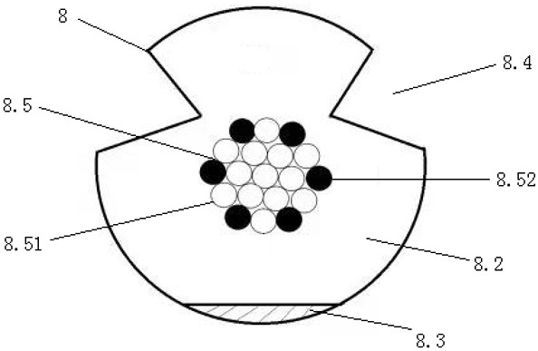 Production equipment and method of center riveting type copper-steel composite contact line