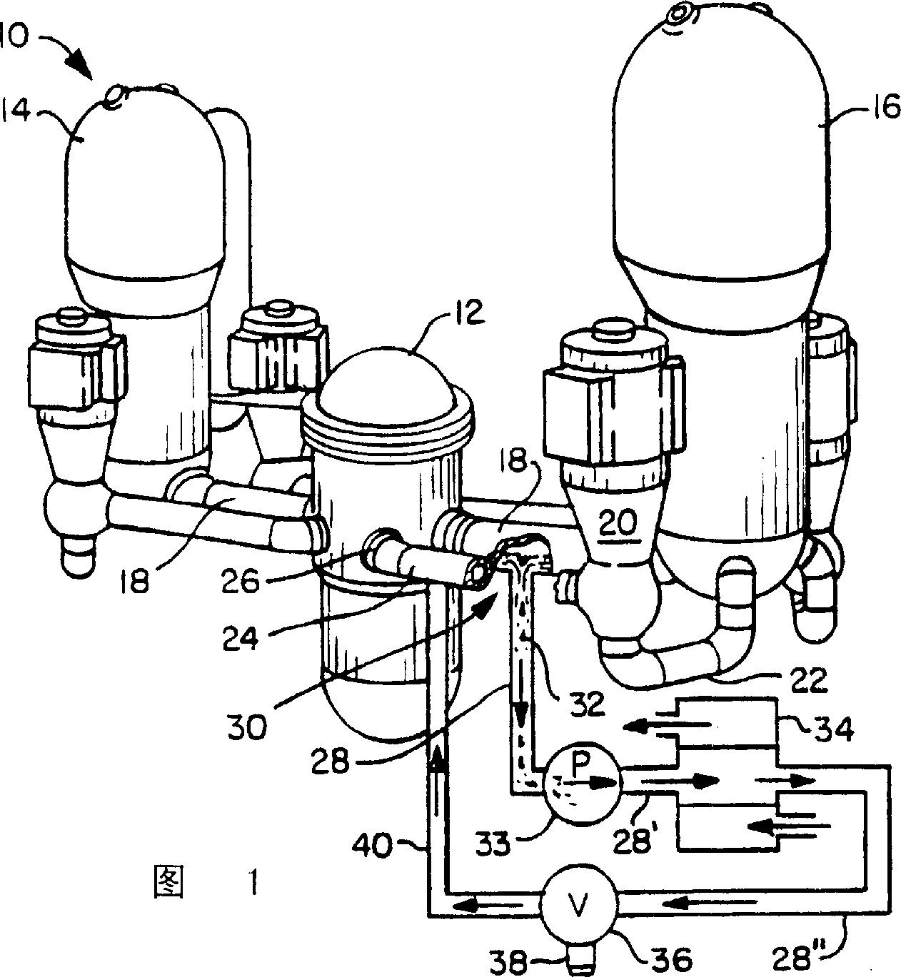 Shutdown cooling pump vortex detection system