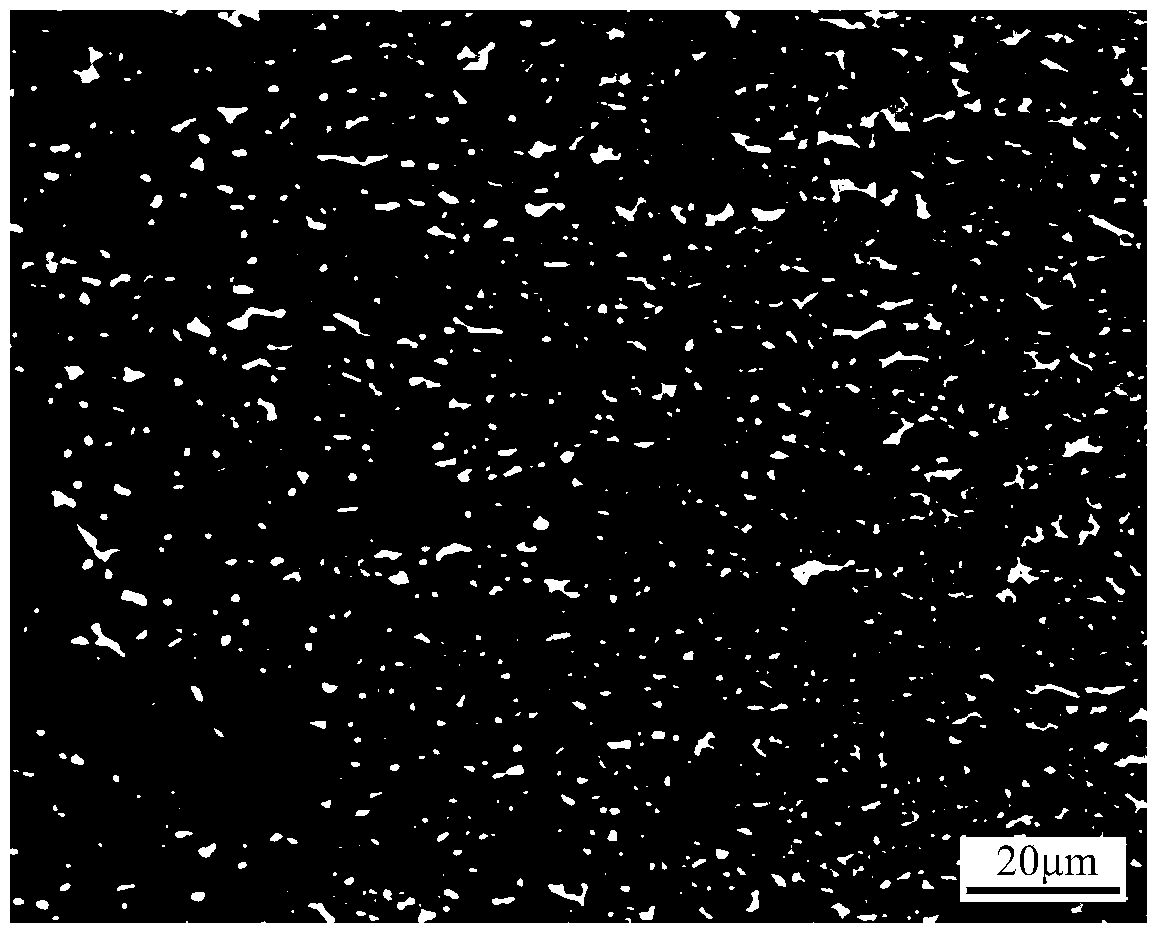 Vanadium-microalloyed hot-rolled transformation induced plasticity steel and preparation method