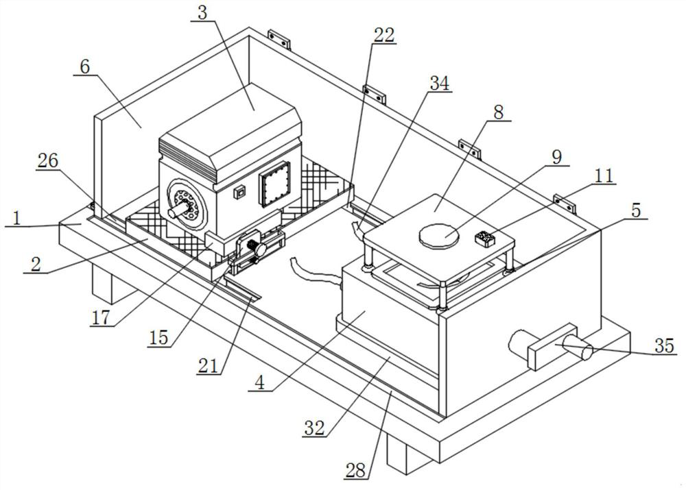 Insulation performance detection device for high-voltage motor