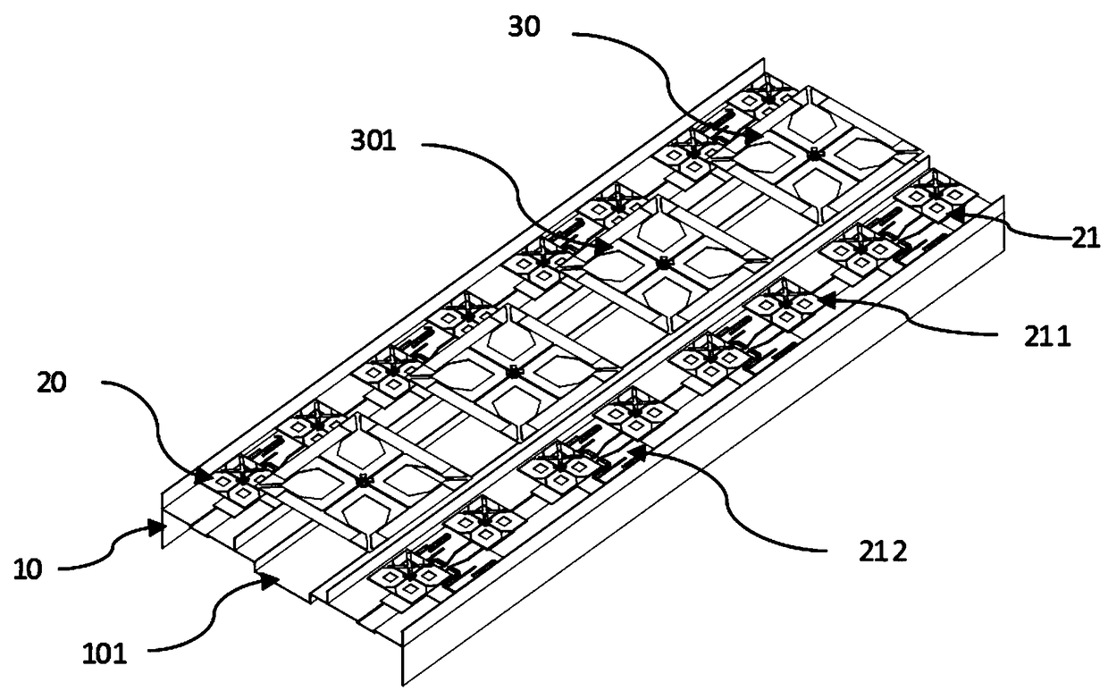 Multi-frequency base station antenna and antenna feed system