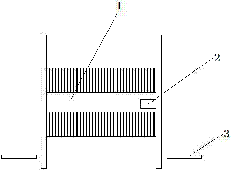 Automatic wire arrangement compensation device for stainless steel wires