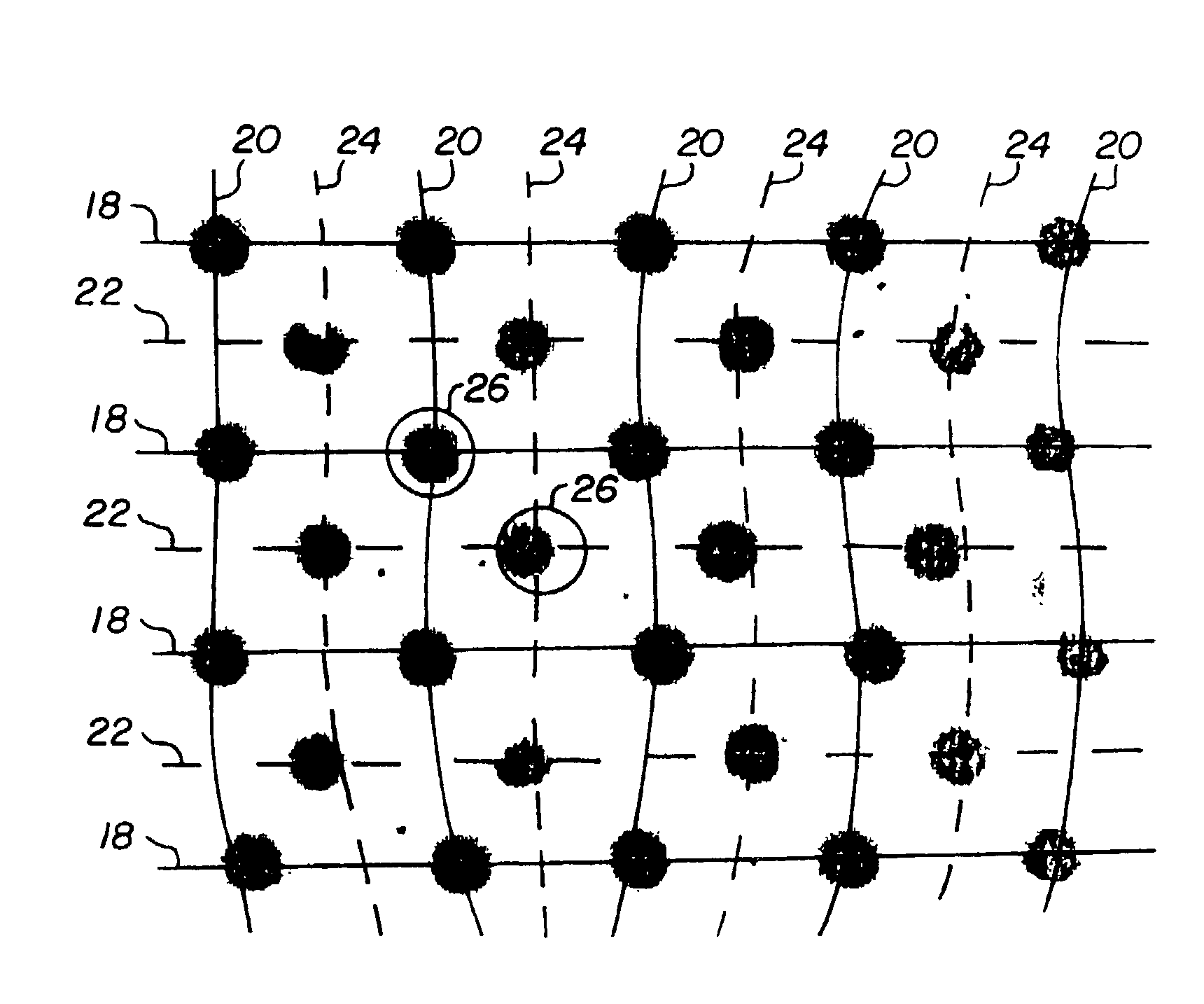 Method of extracting locations of nucleic acid array features