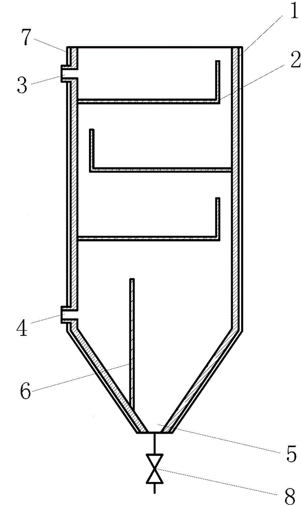 Device for rapidly and efficiently reducing content of ammonium chloride in acetamidine hydrochloride mother liquor