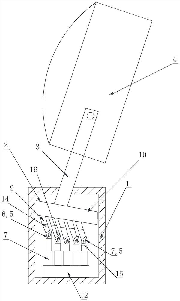 Bed board posture converter for department of neurology and nursing bed of bed board posture converter