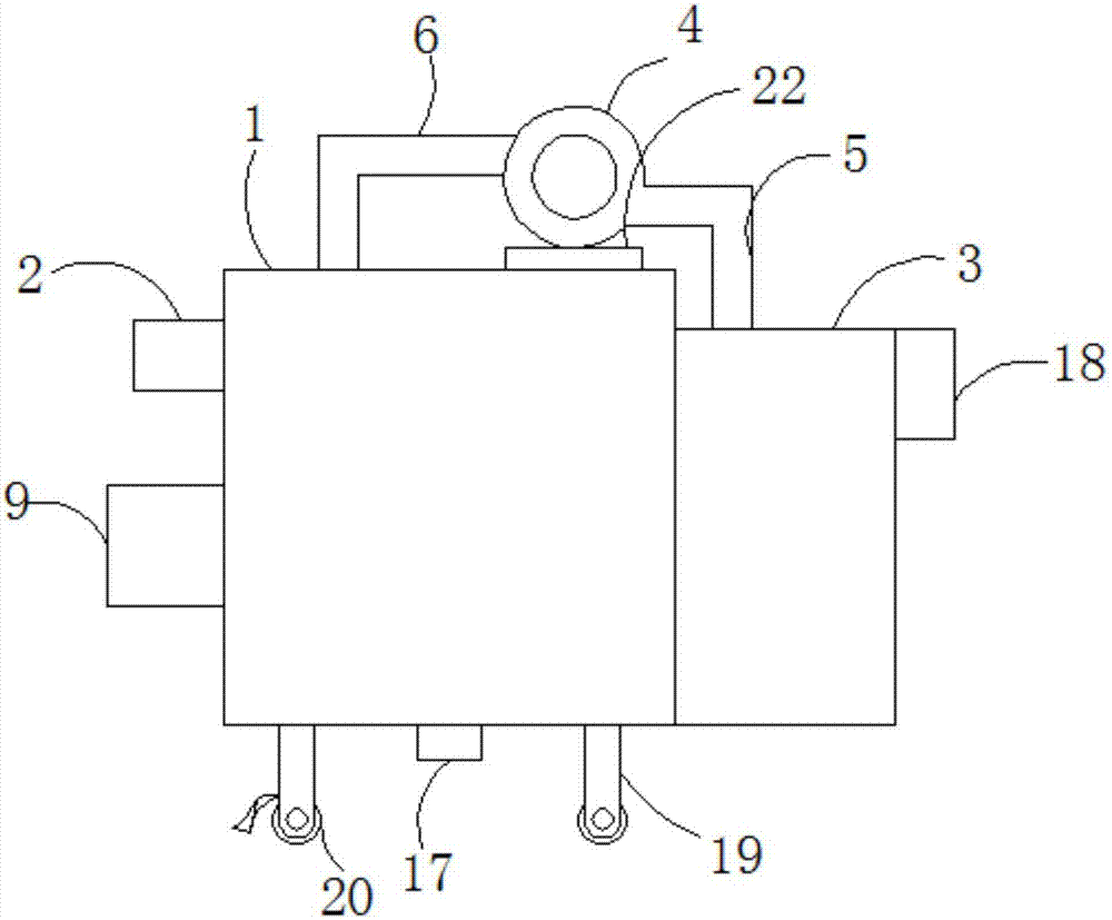 High-efficiency environment-friendly dust removal device