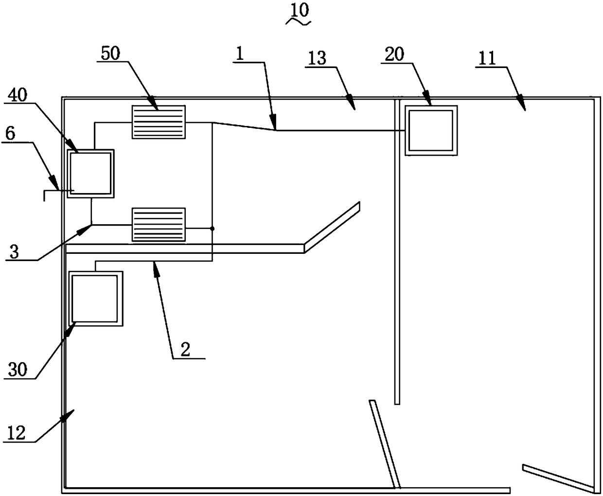 Energy-saving building and energy-saving system