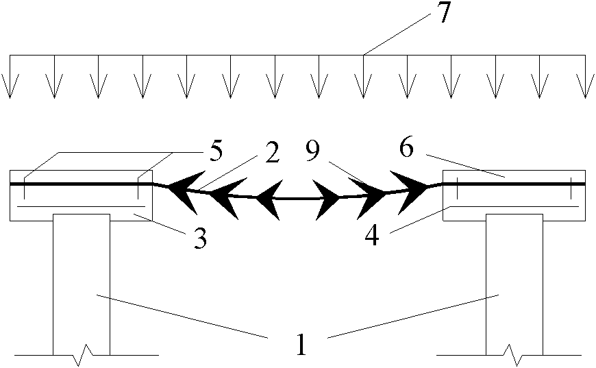 Novel method for processing soft soil subgrade by pile-supporting reinforcing technology